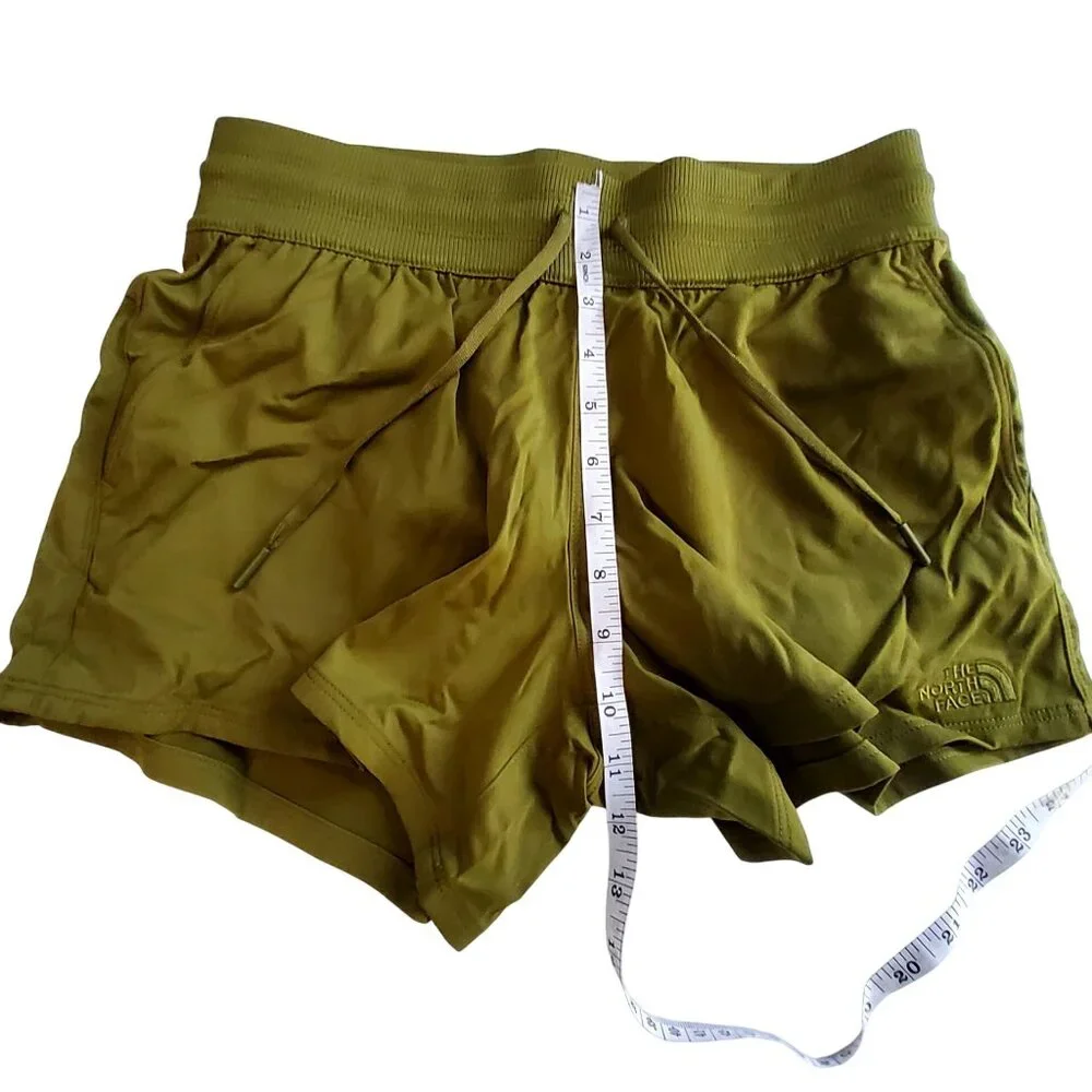 The North Face Womens Aphrodite Short Forest Olive S/Reg Durable DWR Treated - Picture 4 of 15